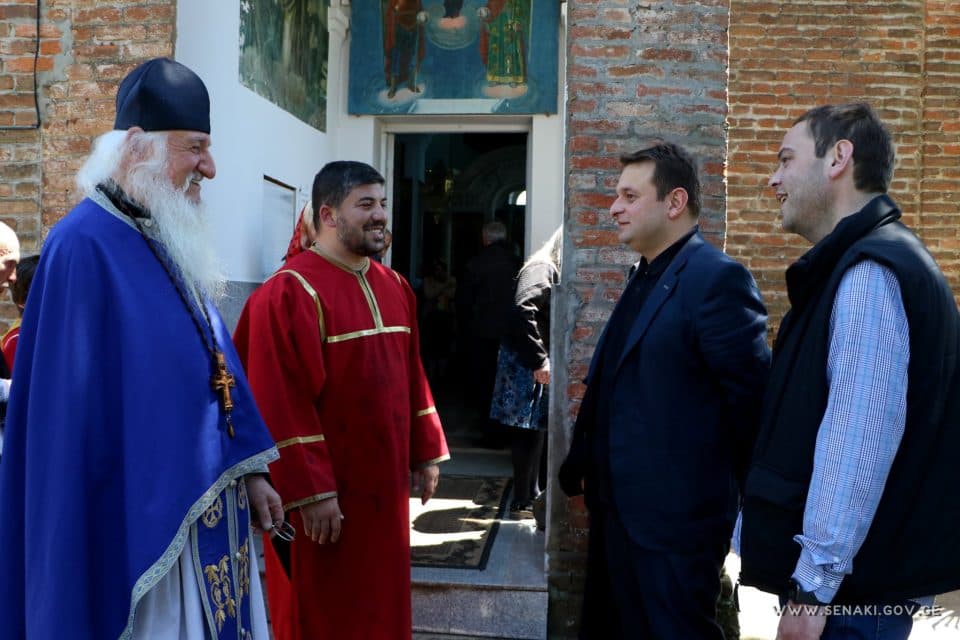 სენაკის მერმა არქიმანტრიტ მელქისედეკს იუბილე მიულოცა