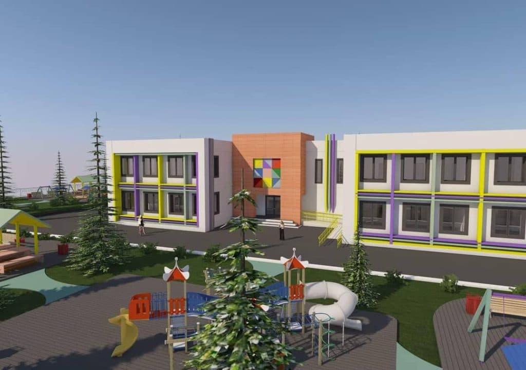 მარტვილის მუნიციპალიტეტის დიდი ჭყონის ადმინისტრაციულ ერთეულში საბავშვო ბაღის სამშენებლო სამუშაოები დაიწყო - image 2