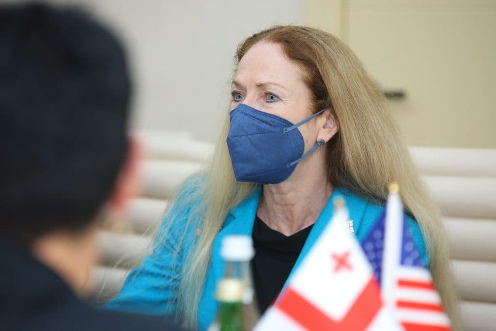 სამეგრელოს გუბერნატორი აშშ-ს ელჩს კელი დეგნანს შეხვდა - image 3