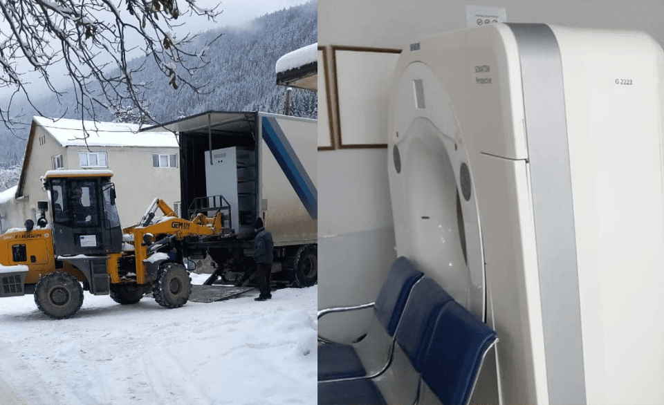 მესტიის საავადმყოფოს კომპიუტერული ტომოგრაფიის აპარატი გადაეცა