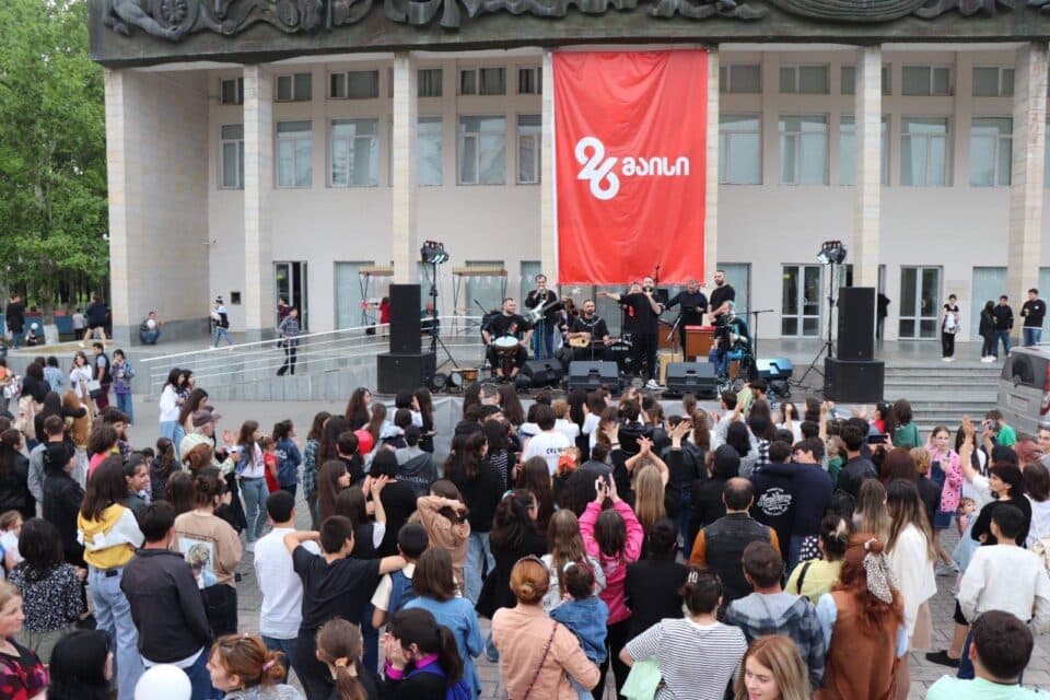 დამოუკიდებლობის დღე ხობში საზეიმო ღონისძიებებით აღინიშნა