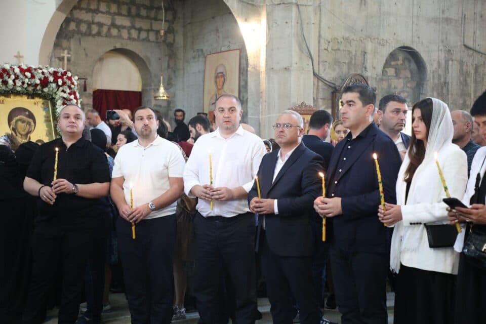 ვლაქერნობის წირვას პარლამენტის თავმჯდომარე დაესწრო