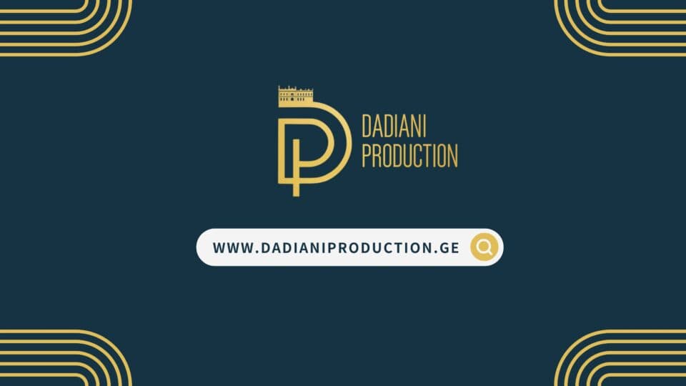 დადიანი პროდაქშენი პიარის და მარკეტინგის სფეროში პირველი კომპანიაა, რომელიც ინტეგრირებული ვებ გვერდით მომხმარებელს სერვისის ონლაინ შერჩევას და ყიდვას სთავაზობს