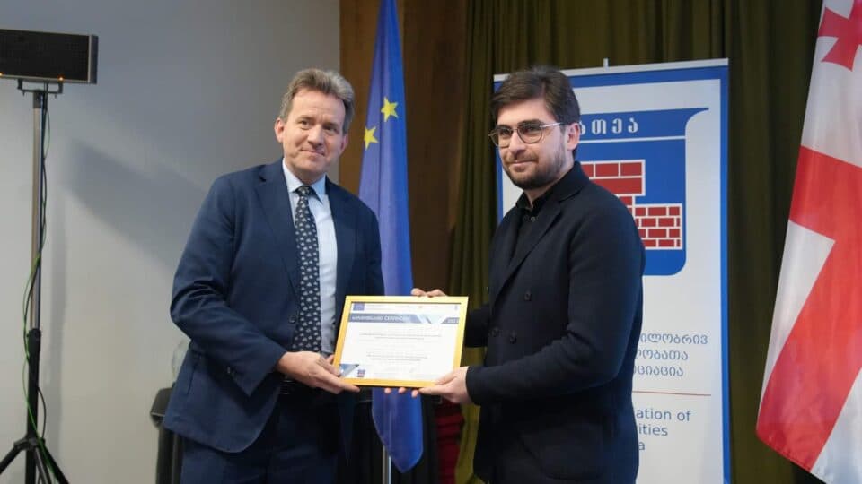 ქალაქი ფოთი ადგილობრივ თვითმმართველობათა ეროვნული ასოციაციის მიერ გამოცხადებული კონკურსის გამარჯვებულია