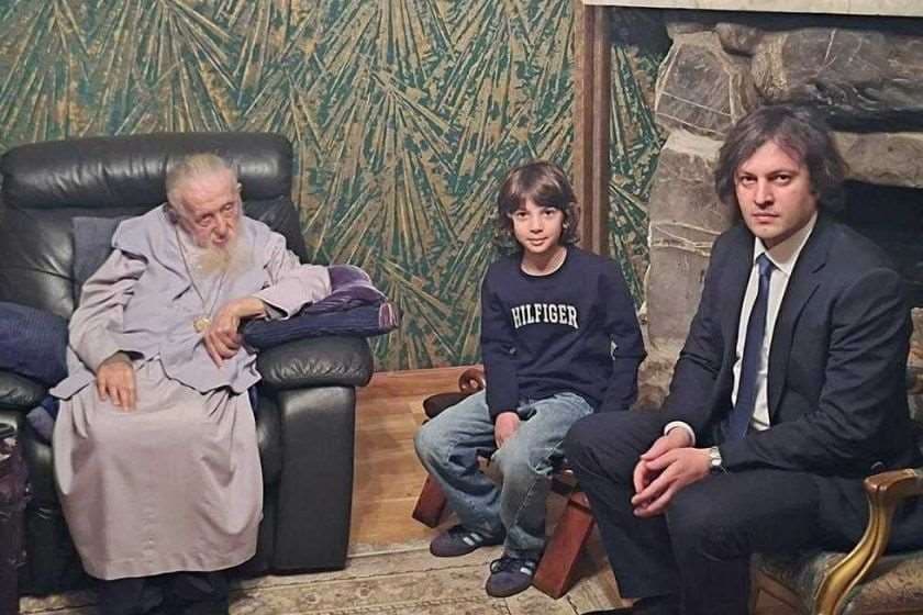 ირაკლი კობახიძე სრულიად საქართველოს კათოლიკოს-პატრიარქს ესტუმრა