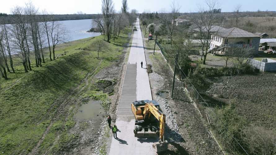 პატარა ფოთი და ჭალადიდი რიონის პირას გამავალი ახალი გზით ერთმანეთს დაუკავშირდება