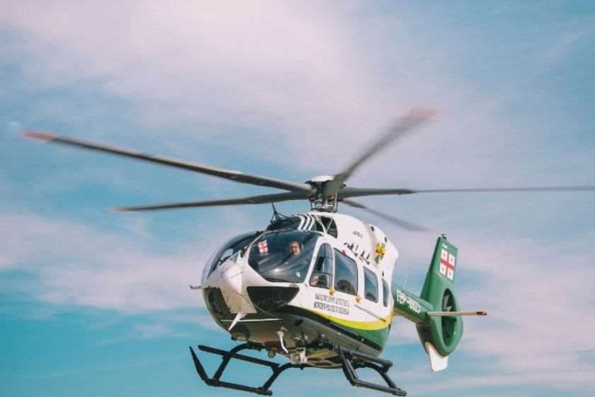 ახალი სამაშველო ვერტმფრენი H 145 უკვე საქართველოშია