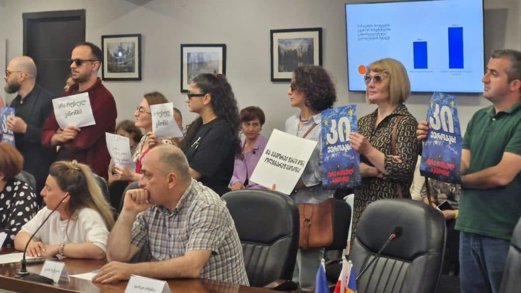 სიტყვიერი დაპირისპირება და ხმაური ზუგდიდის საკრებულოში - image 2