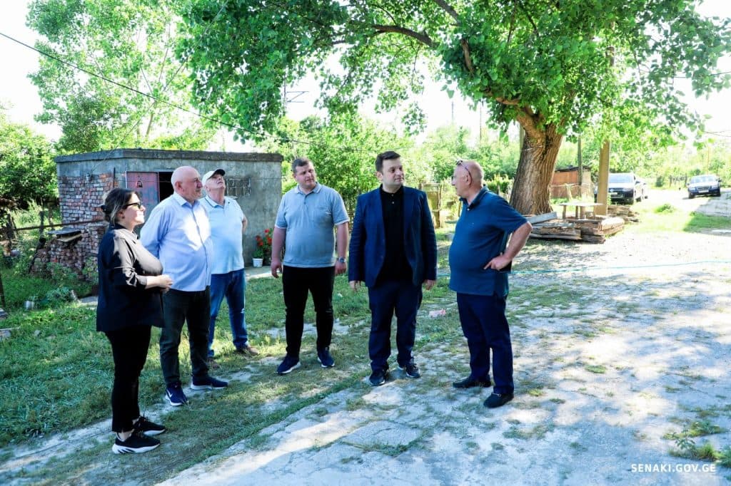 სენაკის მერი მრავალბინიანი კორპუსების რეაბილიტაციის პროექტებს გაეცნო - image 2