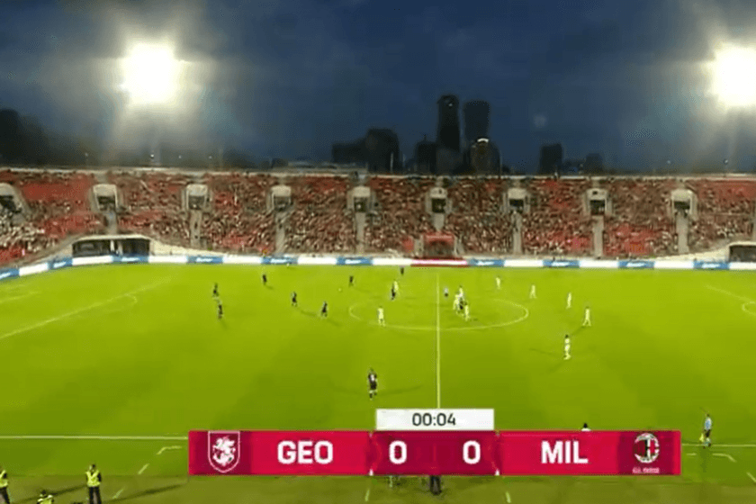 საქართველო VS მილანი – ლეგენდების მატჩი დაიწყო