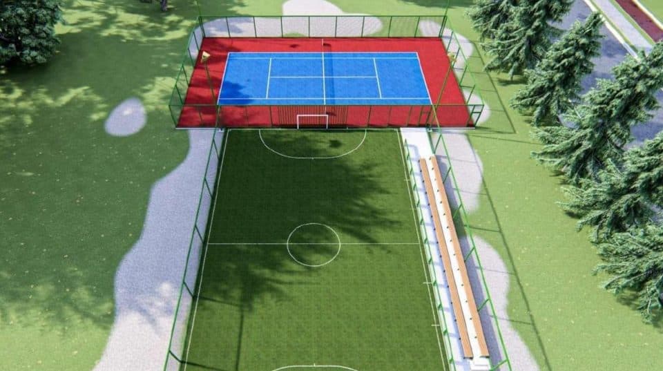 ზუგდიდს, პირველად, თანამედროვე ტიპის ჩოგბურთის კორტი ექნება