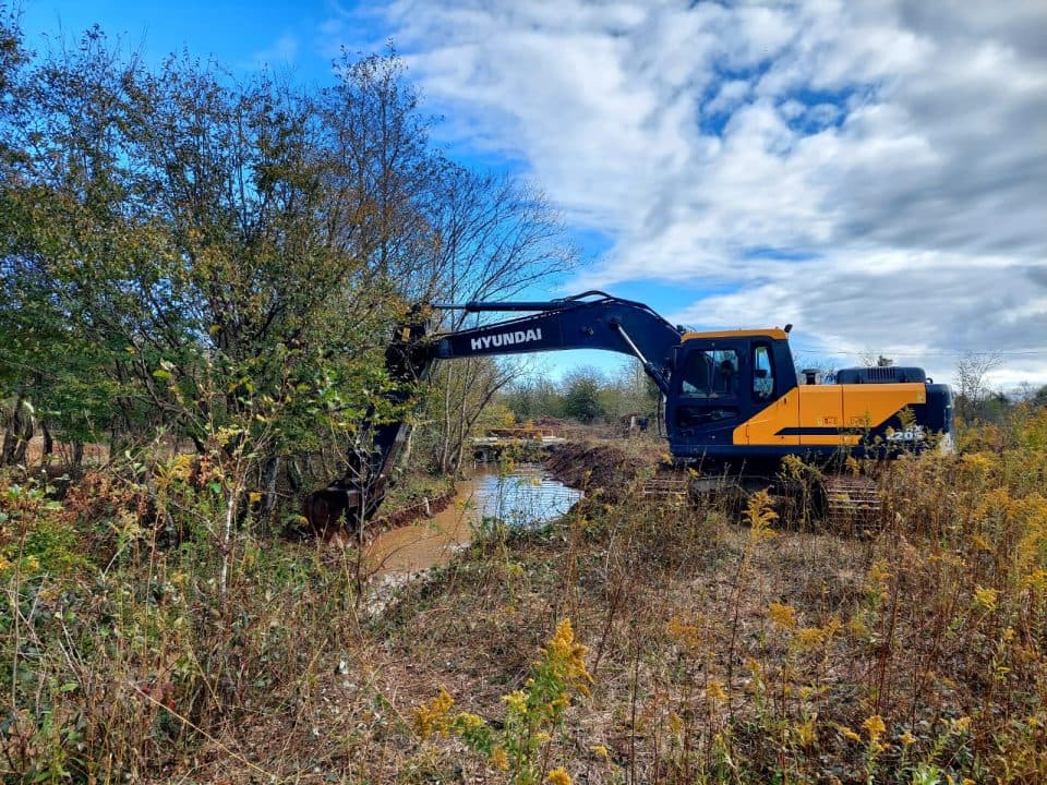 საჯიჯაოში უჩაღალუს კალაპოტის გაფართოება მიმდინარეობს