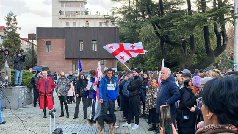 ზუგდიდში გამართულ აქციაზე ჟურნლისტ გურამ როგავას მხარდაჭერა გამოუცხადეს