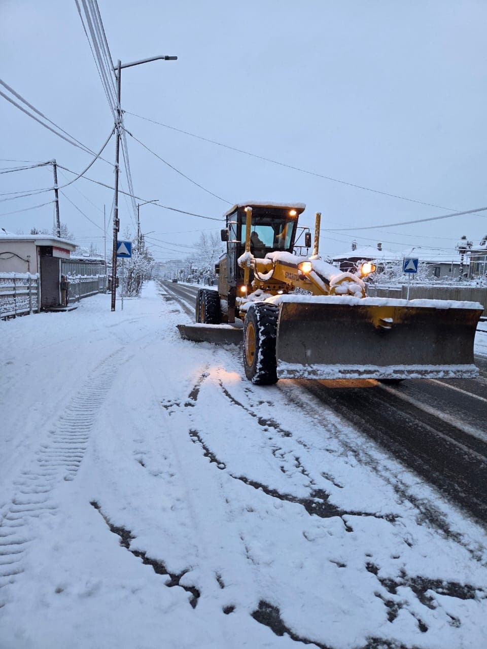 ზუგდიდში გაწმენდით სამუშაოებში ტექნიკასთან ერთად ცოცხალი ძალაც მონაწილეობს