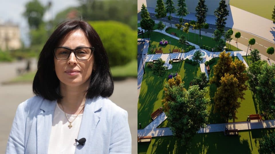 ზუგდიდში ახალი სკვერი მოეწყობა [ვიდეო]