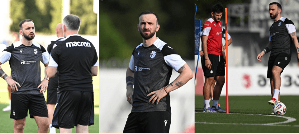 ეროვნული ნაკრების მწვრთნელი ნიკა კვეკევესკირი – ფოტოები პირველი სამუშაო დღიდან