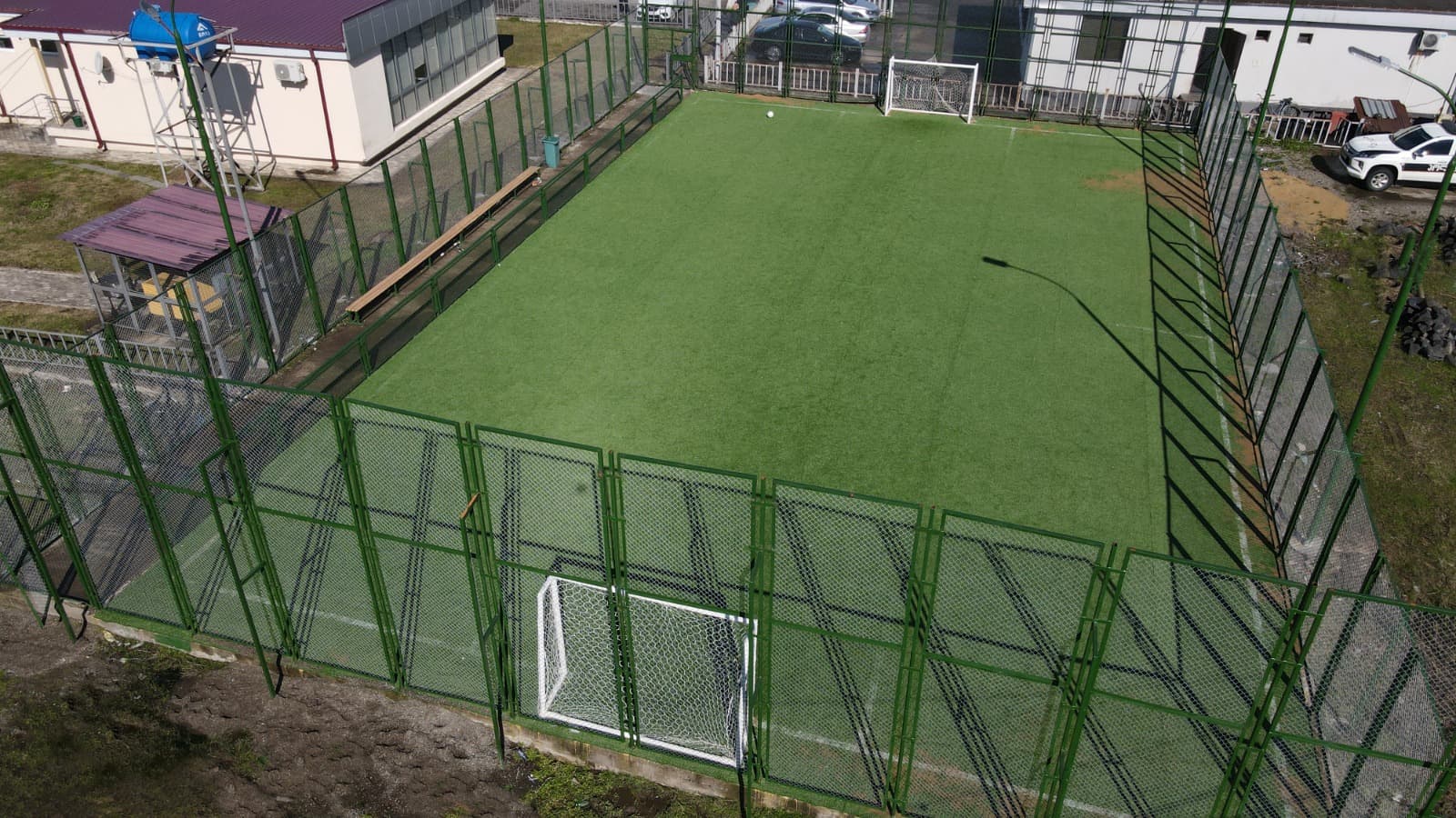 ხობის მუნიციპალიტეტში ორი ხელოვნურსაფარიანი მოედანი რეაბილიტირდა