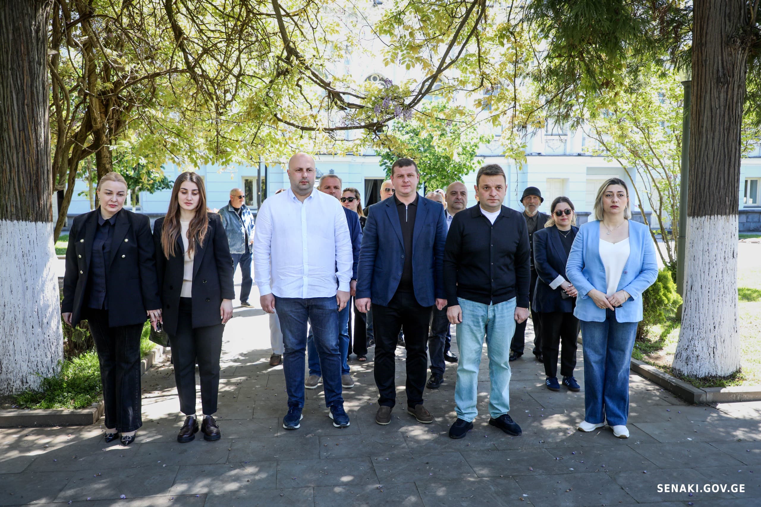 სენაკში პატივი მიაგეს მეორე მსოფლიო ომში დაღუპულთა ხსოვნას