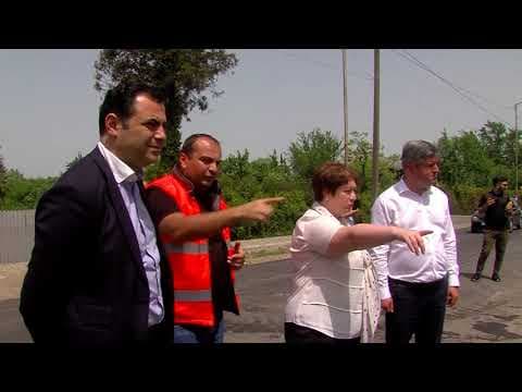 მინისტრმა და გუბერნატორმა ზუგდიდი-ანაკლიის გზის სარეაბილიტაციო სამუშაოები დაათვალიერეს