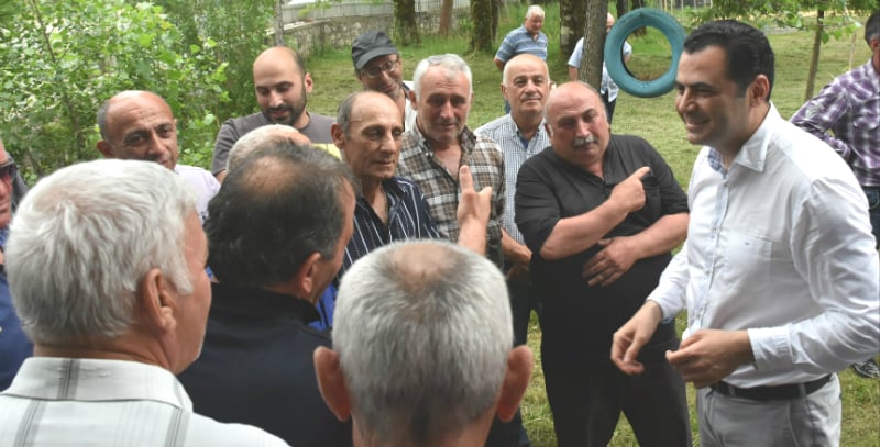 ალექსანდრე მოწერელიამ ჩხოროწყუს სოფლებში შეხვედრები გამართა