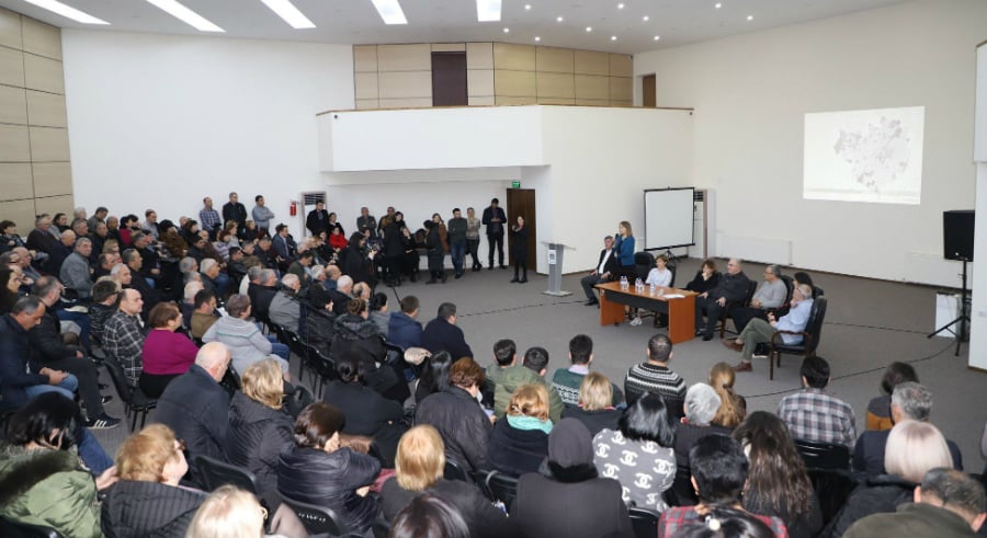 ზუგდიდში, მუნიციპალიტეტის გენგემის საჯარო განხილვა გაიმართა