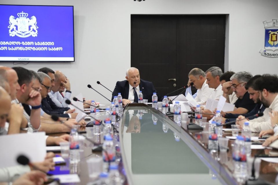 რეგიონის საკონსულტაციო საბჭოზე სამი მუნიციპალიტეტის 12 პროექტის განხილვა მოხდა
