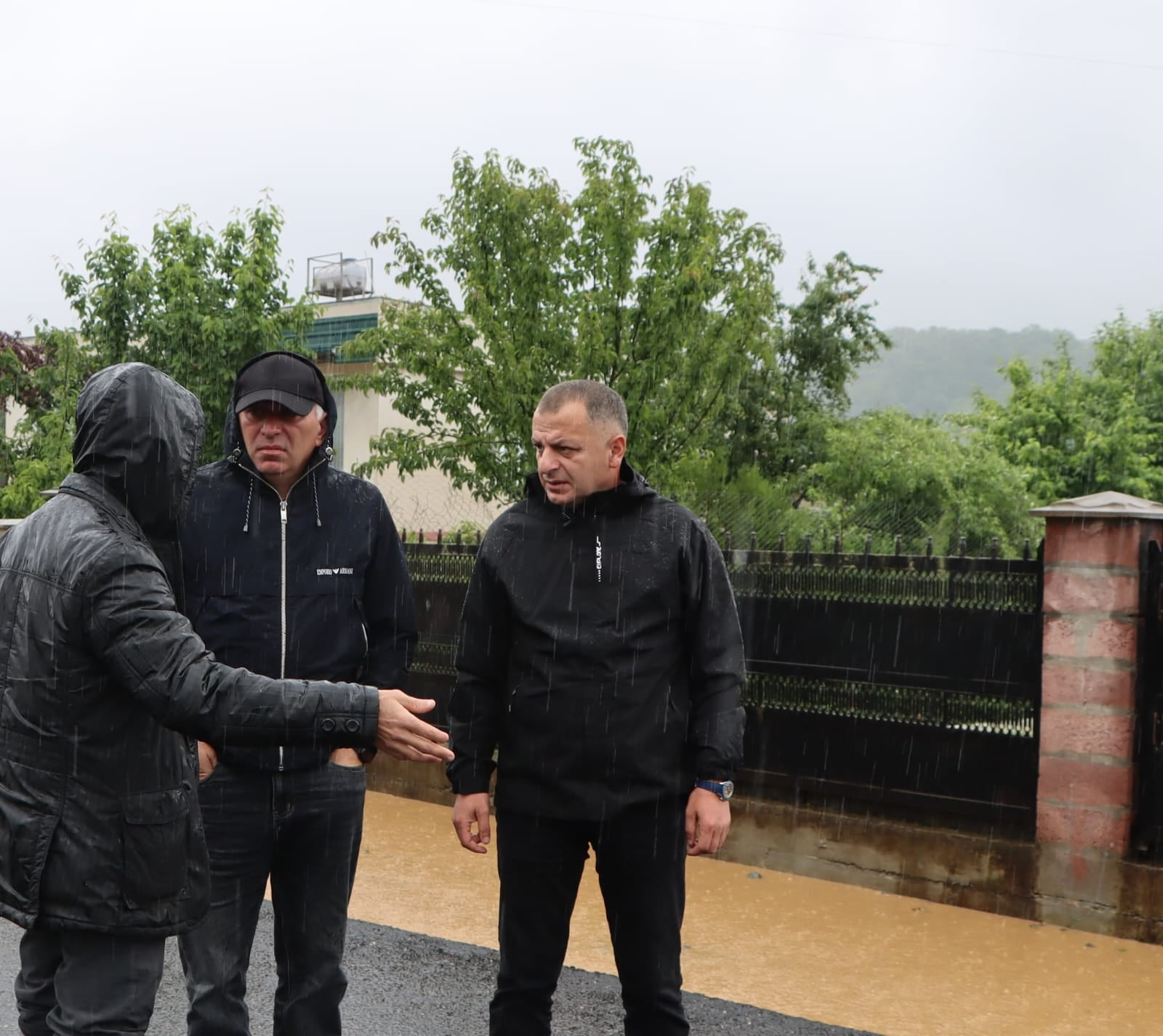 ძლიერმა წვიმამ წალენჯიხაში გარკვეული სახის პრობლემები შექმნა