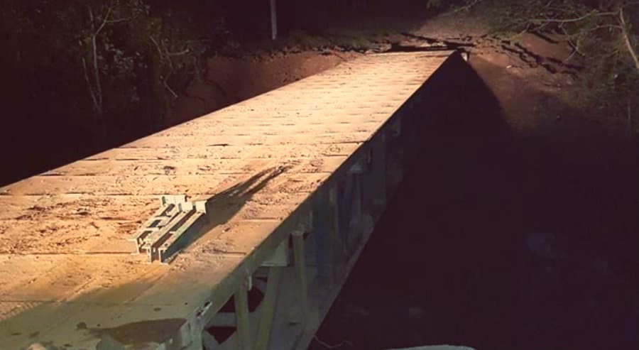 სოფლების, უშაფათისა და ეკის დამაკავშირებელი კაპიტალური ხიდის აღდგენითი სამუშაოები მიმდინარეობს