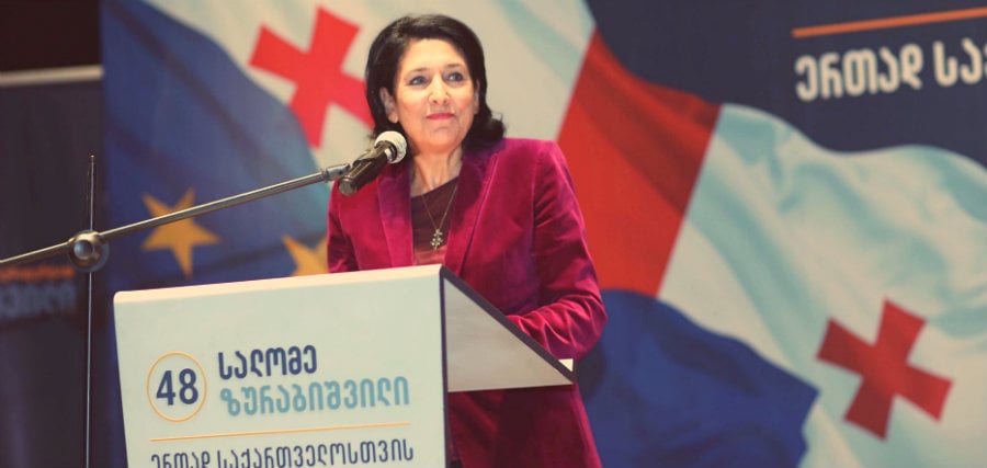 სამეგრელო-ზემო სვანეთის რეგიონში სალომე ზურაბიშვილი ლიდერობს