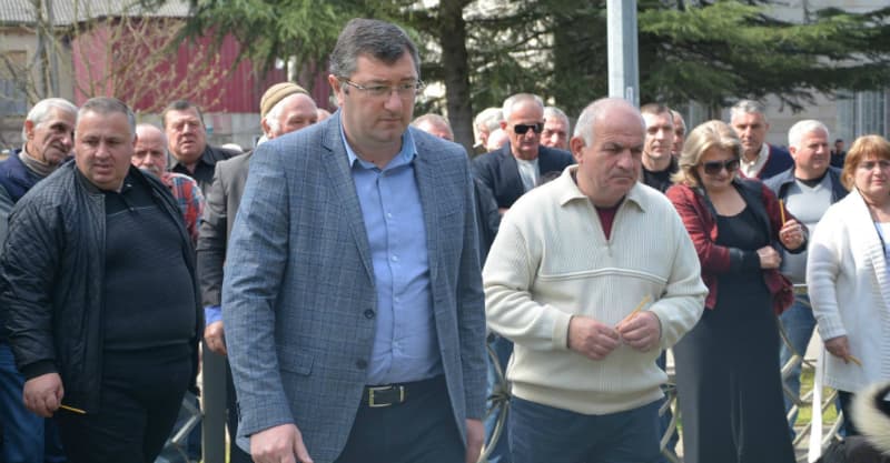 ჩხოროწყუში 9 აპრილის გმირებს პატივი მიაგეს