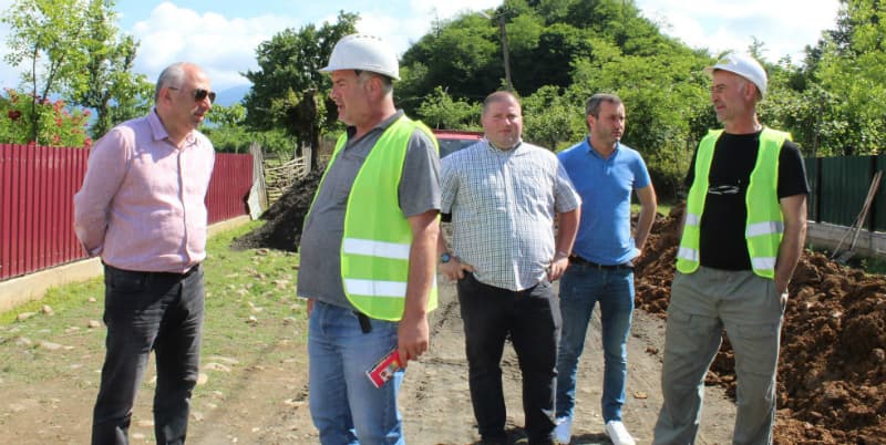 წალენჯიხაში გაზიფიცირების სამუშაოების პირველი ეტაპი აქტიურ ფაზაში შევიდა