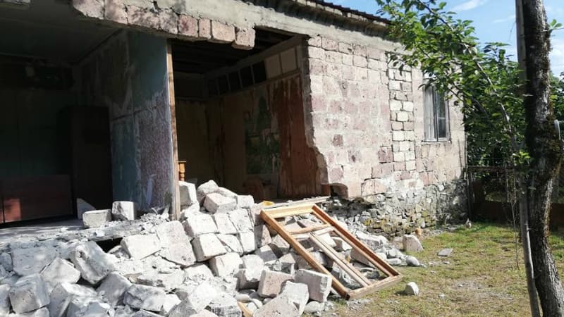 წალენჯიხაში საცხოვრებელ სახლს მეხი დაეცა