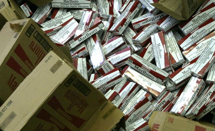 ზუგდიდში კონტრაბანდული სიგარეტის შენახვა-გადაზიდვის ფაქტები გამოავლინეს