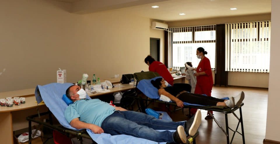 სისხლის უანგარო დონაციის აქცია სენაკში