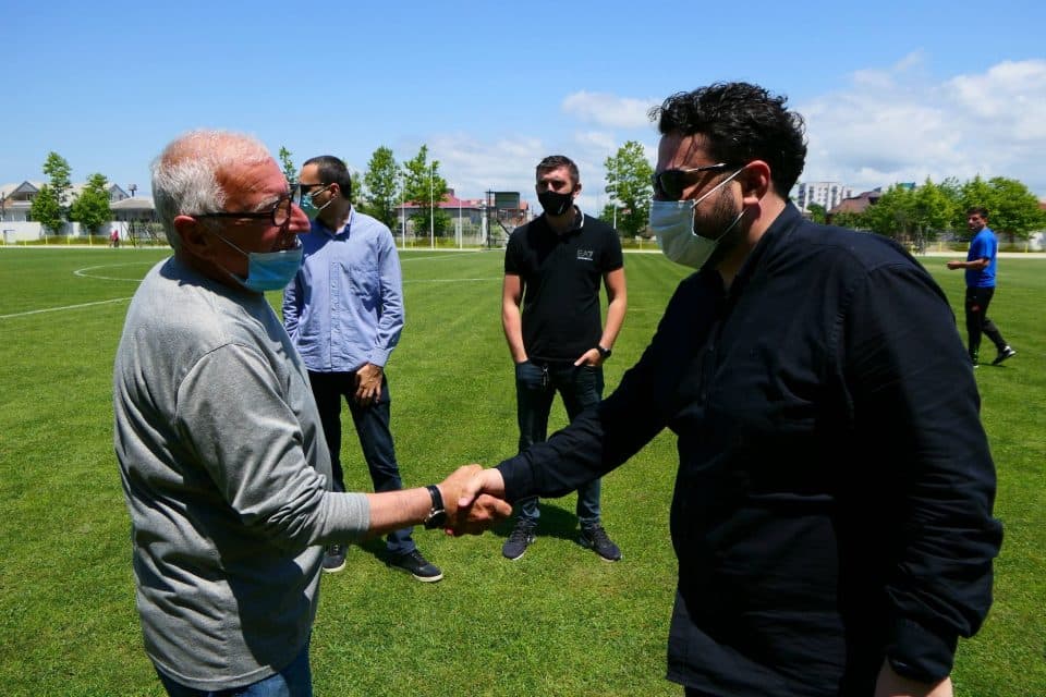 ფოთის მერის პირველი მოადგილე საფეხბურთო გუნდ ,, კოლხეთი- 1913″ ფეხბურთელებს შეხვდა