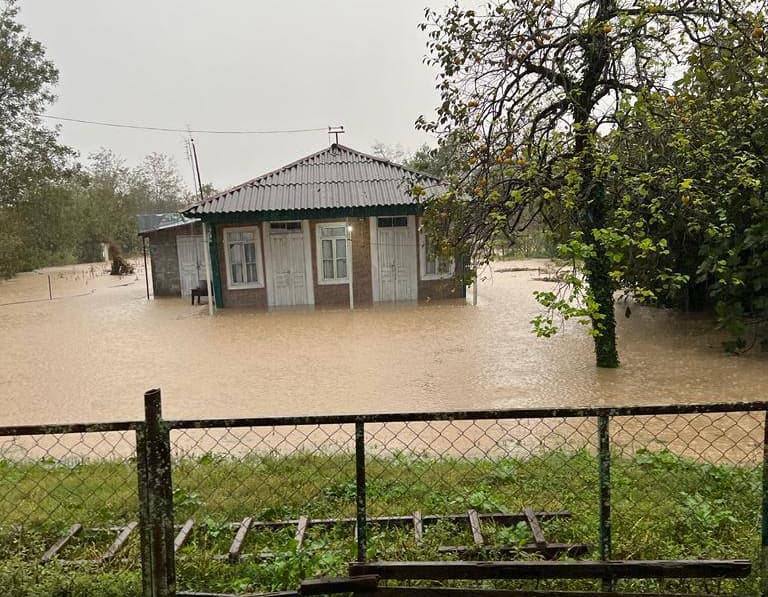 წყალდიდობამ ხობის მუნიციპალიტეტის სოფლები დააზარალა