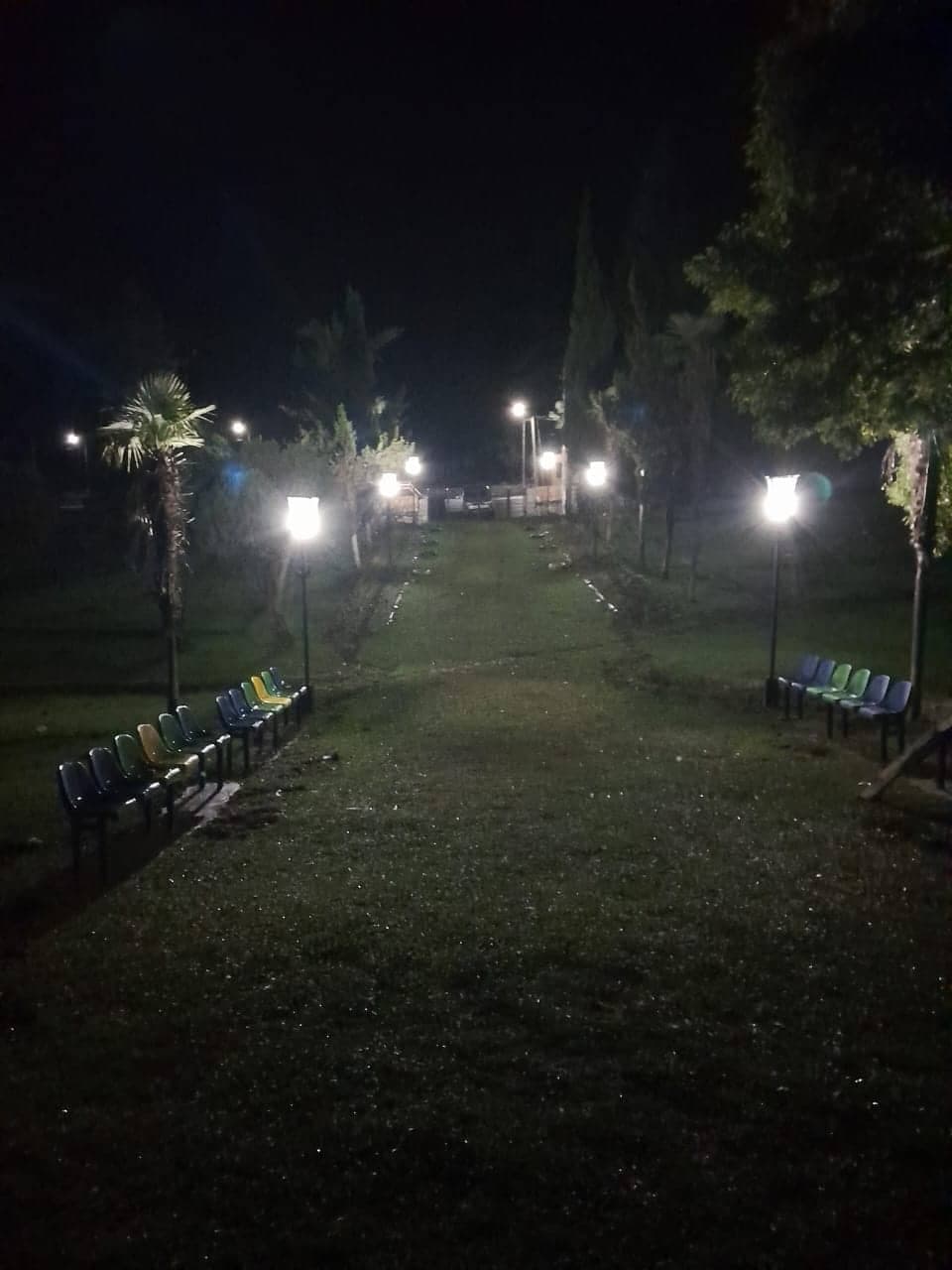 სოფელ ეწერში სოფლის მხარდაჭერის პროგრამით სკვერი ეწყობა