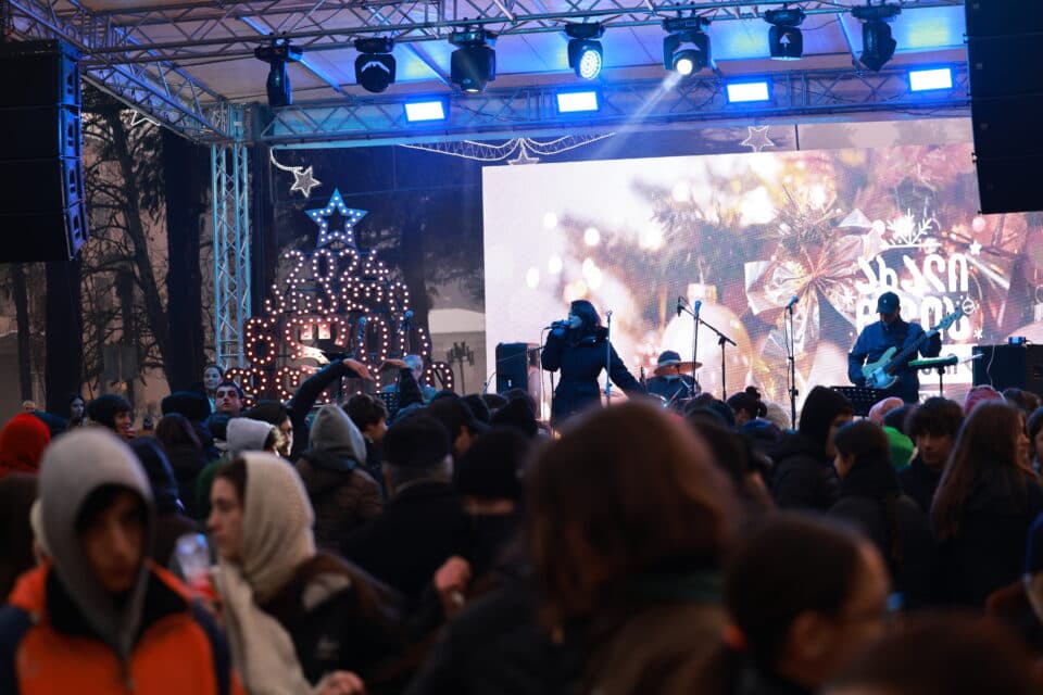 წალენჯიხაში მთავრობის ადმინისტრაციამ საახალწლო კონცერტი გამართა