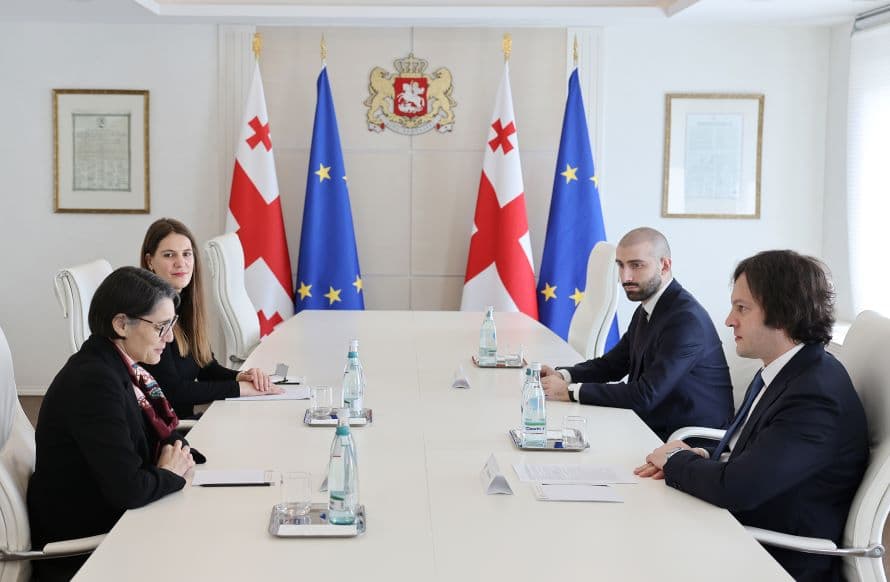 პრემიერი ევროკავშირის სადამკვირვებლო მისიის ახლად დანიშნულ ხელმძღვანელს შეხვდა