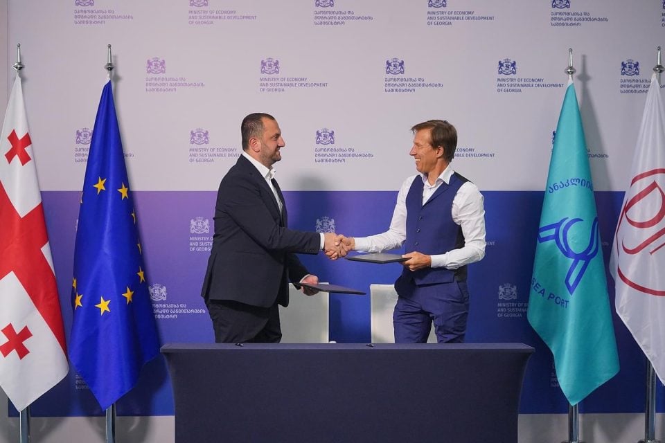 ანაკლიის ღრმაწყლოვანი ნავსადგურის საზღვაო ინფრასტრუქტურულ სამუშაოებს ბელგიური კომპანია Jan De Nul NV განახორციელებს – ხელშეკრულება უკვე გაფორმდა