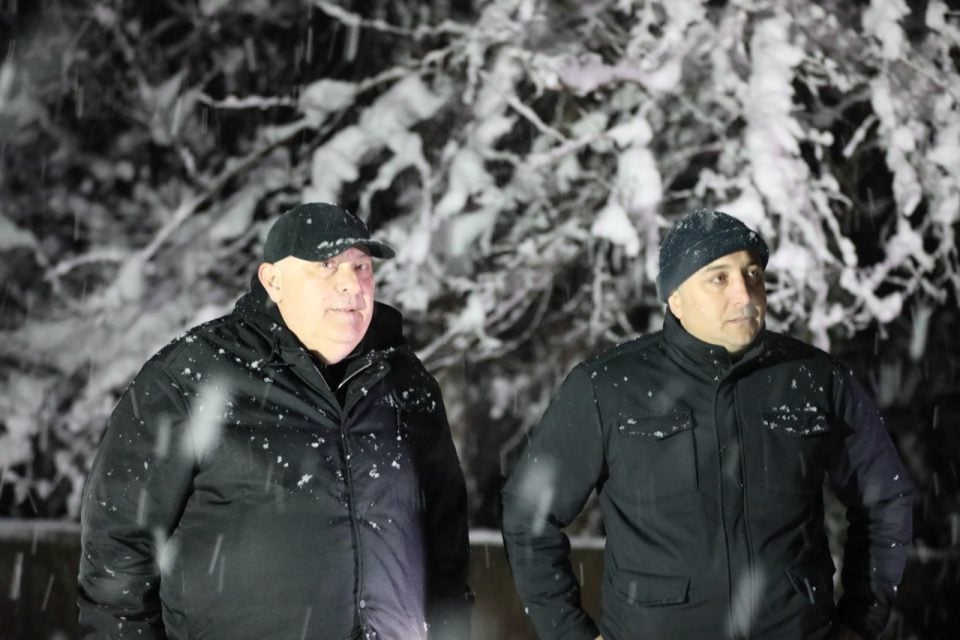 სამეგრელოში თოვლის გაწმენდითი სამუშაოები ყველა მუნიციპალიტეტში მიმდინარეობს