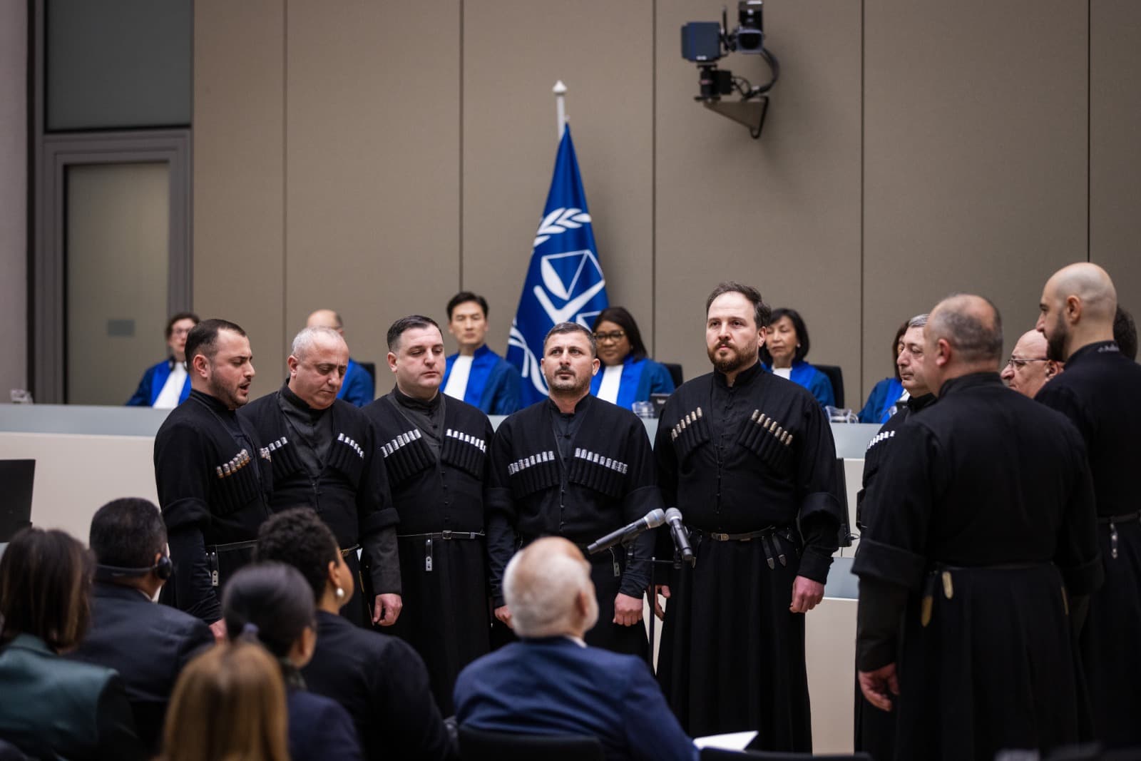 ჰააგის სასამართლოში ანსამბლ „ფაზისის“ შესრულებით ქართული სიმღერები გაჟღერდა