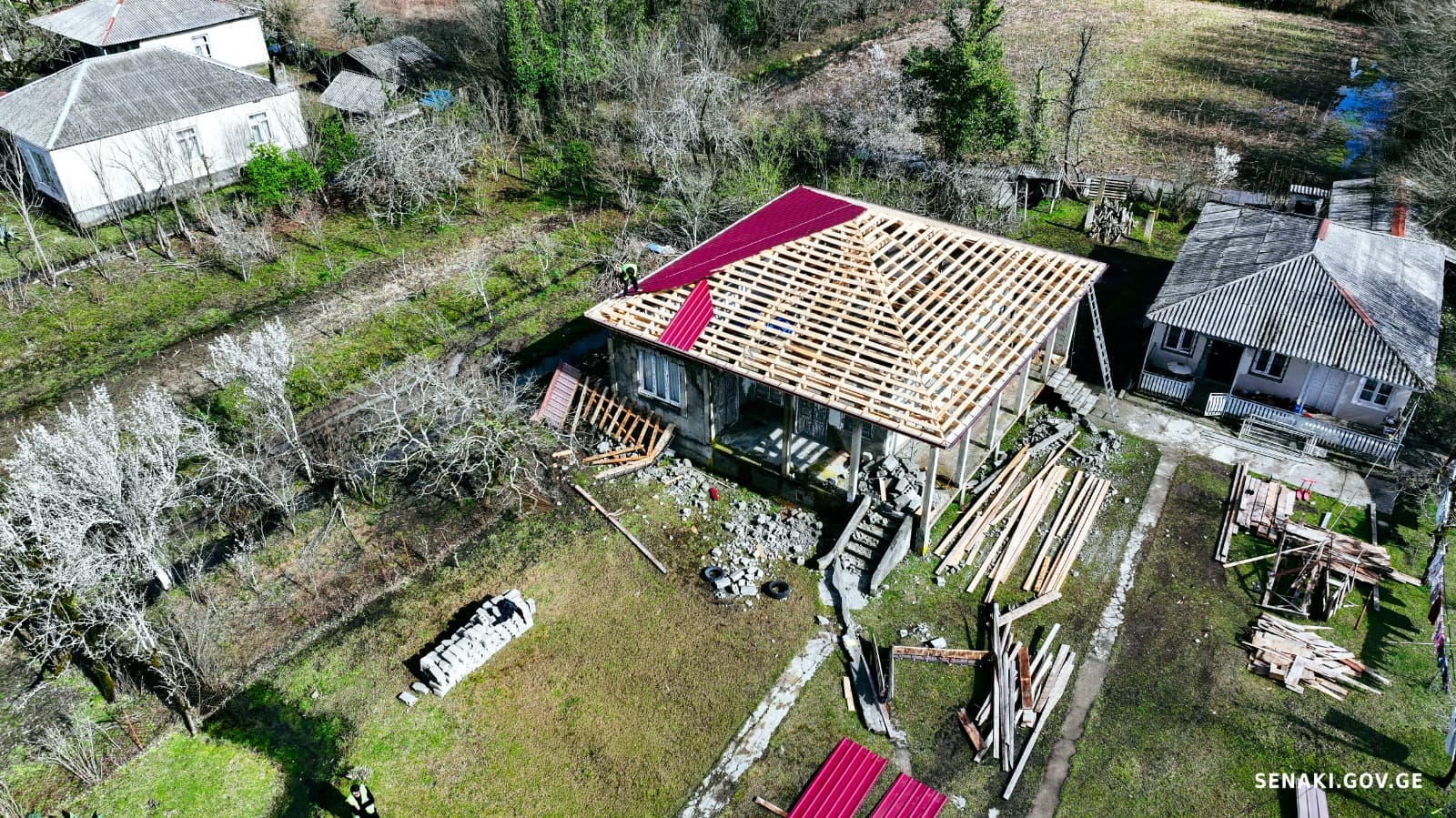 სენაკის მერი სტიქიის სალიკვიდაციო სამუშაოებს გაეცნო - image 2