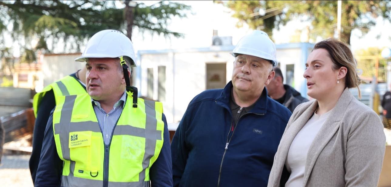 ზუგდიდში აფხაზეთის № 11 საჯარო სკოლის მშენებლობა მიმდინარეობს - image 2