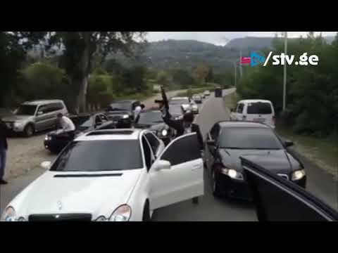 ქორწილი ოკუპირებულ აფხაზეთში, ავტომატების ჯერებით (ვიდეო)